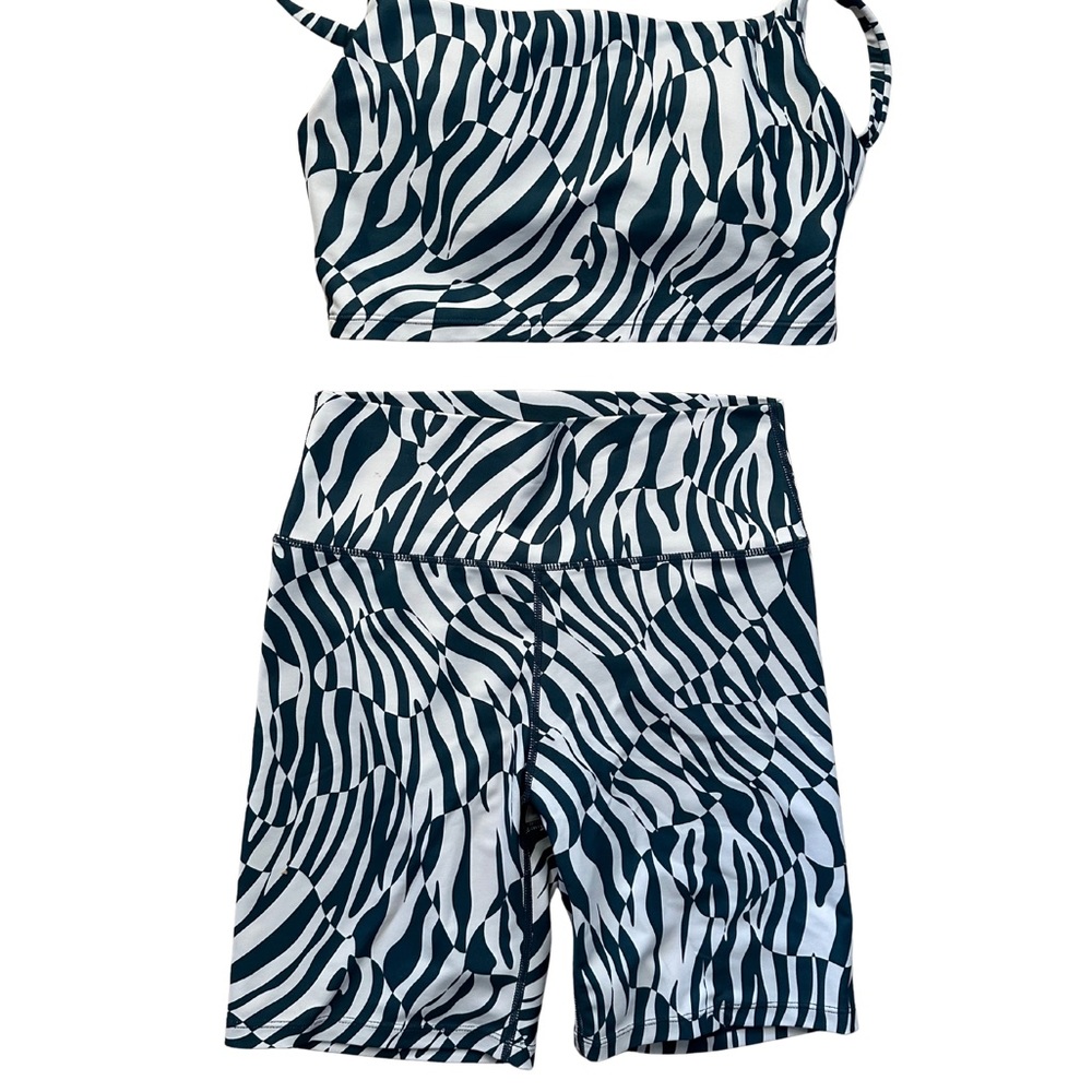 Zebra Print Two-Piece Set